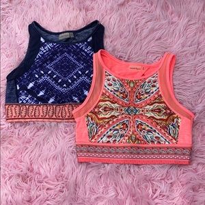 2 NANETTE LEPORE Workout Athletic Tops Bras